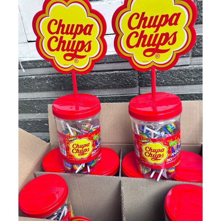 

CPKV3499 PALING AMPUH>>> PERMEN CHUPA CHUPS LOLLILOP 1 TOPLES ISI 30pcs