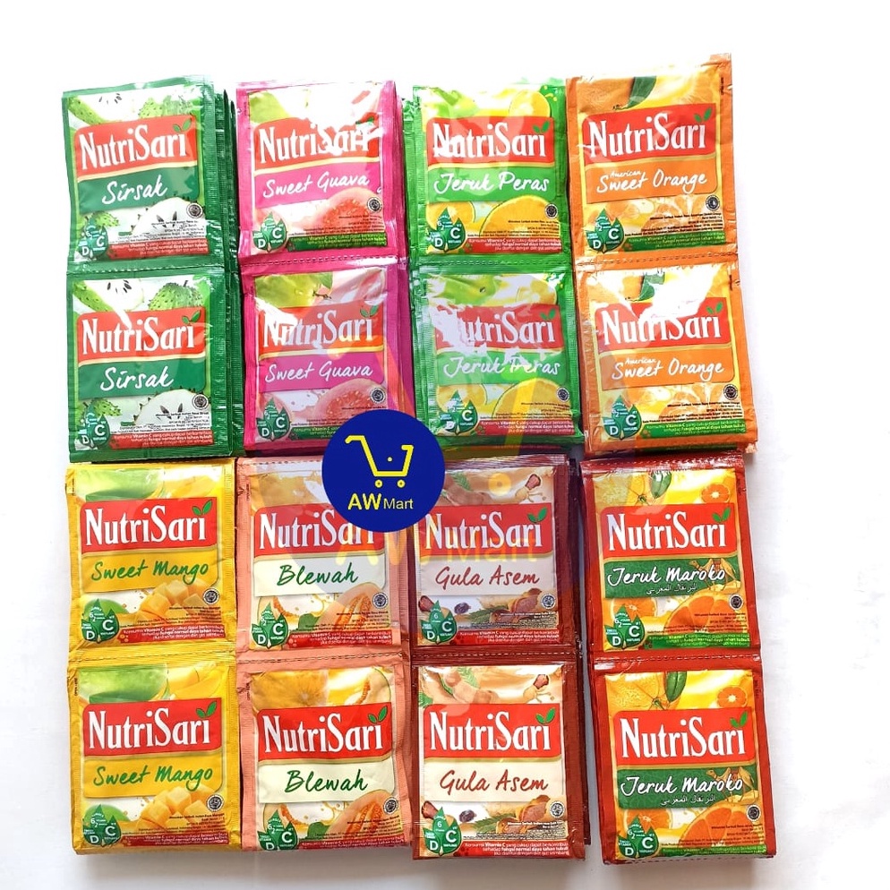 

GROSIR ✅ NUTRISARI RENCENG (14 GRAM X 10 SACHET) - ALL VARIAN