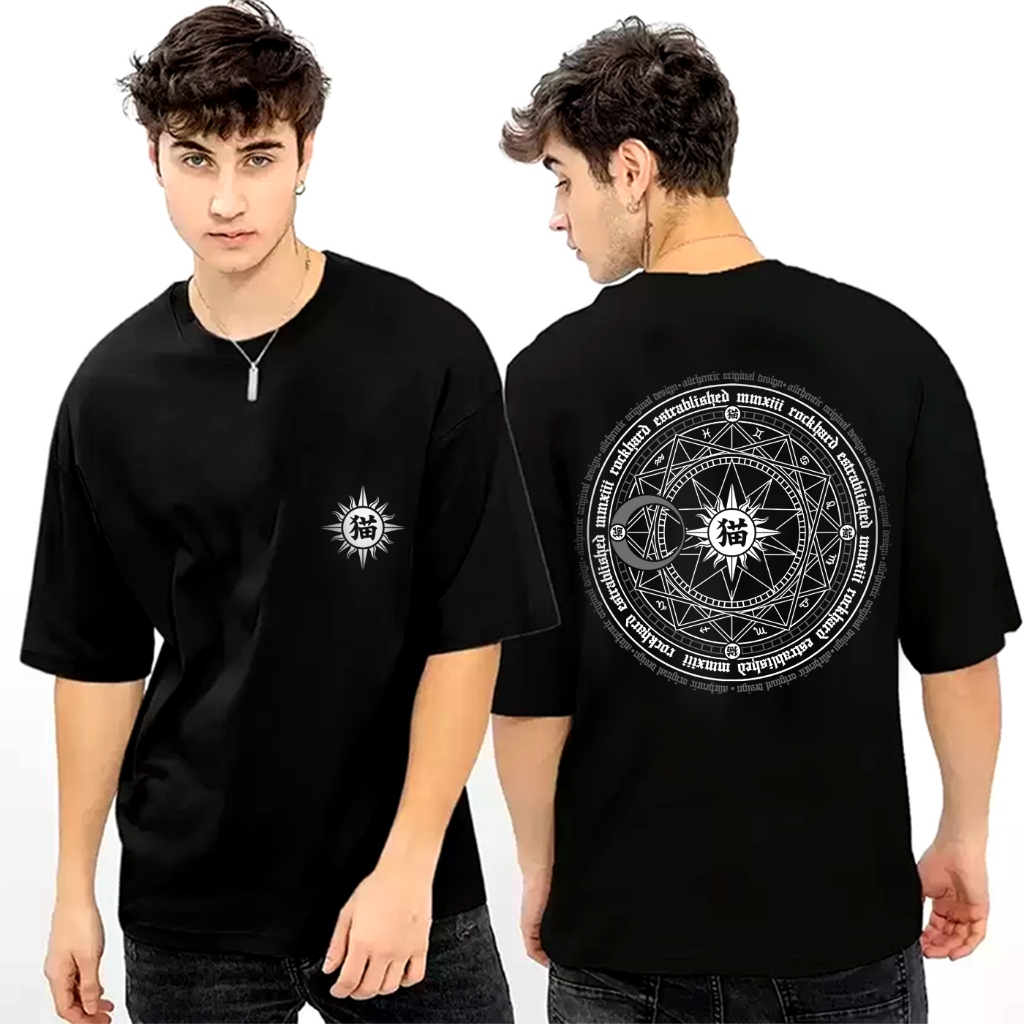 Baju Kaos Distro Tshirt Pria Wanita Boneka Keren Lengan Pendek Sakura Hitam Terbaru Cewek Cowok Moti