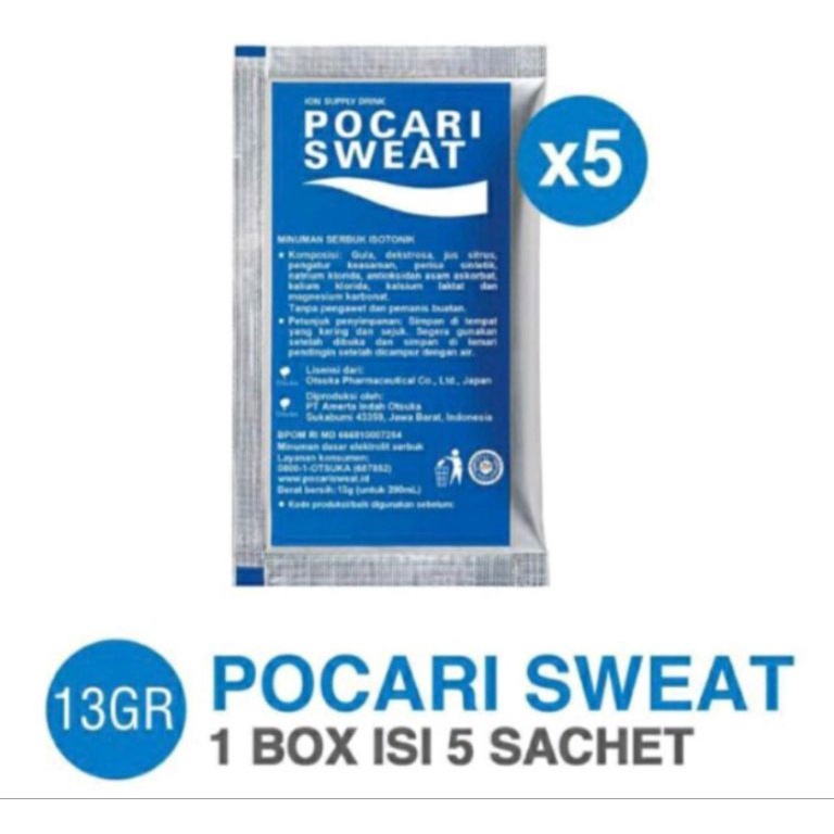 

『PENJUALAN CEPAT』⚡BEST SELLER⚡ Pocari Sweat Sachet 5pcs @13gr