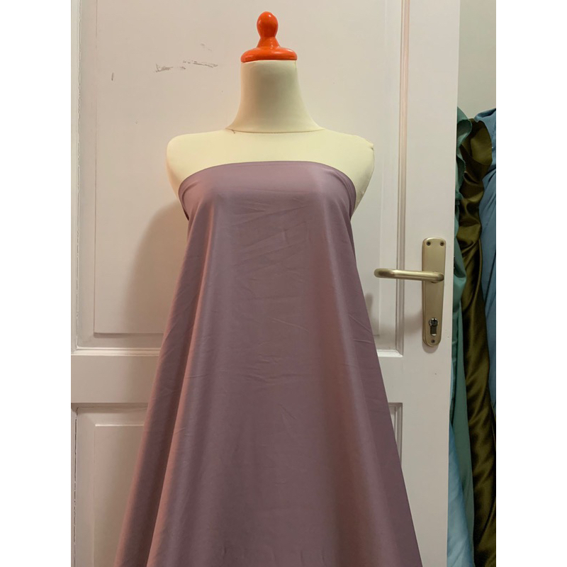 KAIN KATUN TOYOBO PREMIUM ORIGINAL ROYAL MIX 1/2 METERAN WARNA UNGU MAUVE