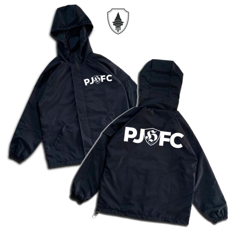 Jaket Winbreaker Casual Hooligans PJFC Ultras Persija Jakartans Hitam