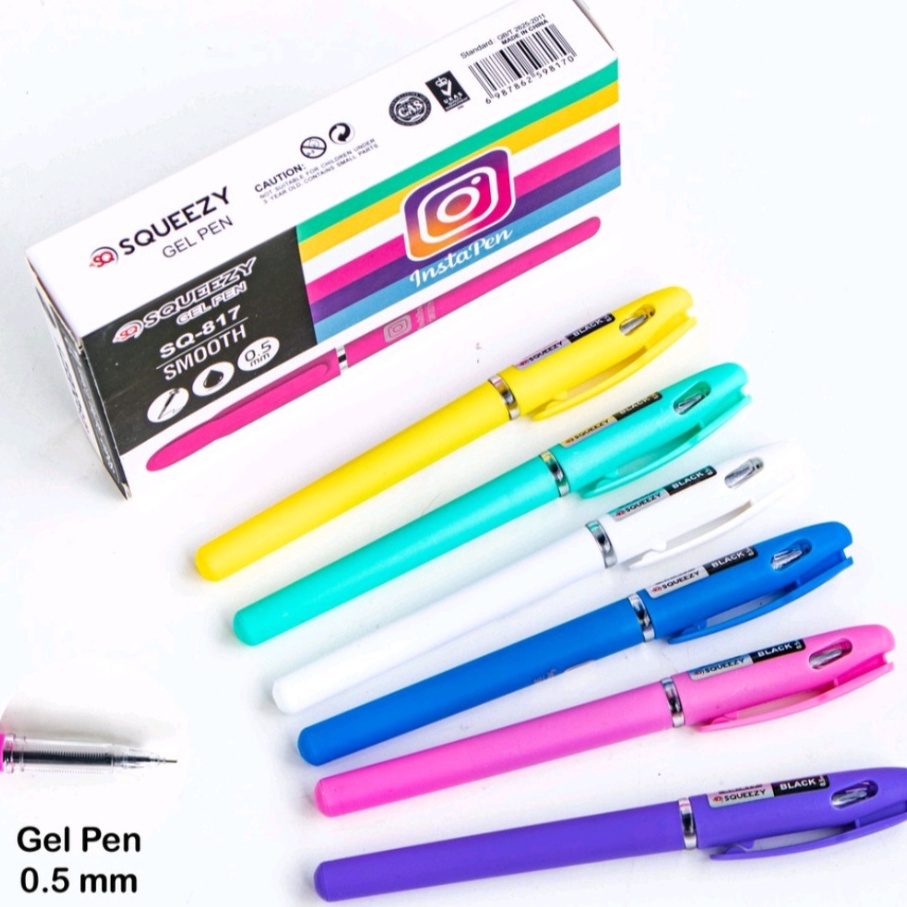 

Terlaris PULPEN GEL 1 LUSIN ( PACK 12 PCS ) / PEN GEL INSTAPEN CANDY 0.5mm MURAH ( HITAM ) Diskon