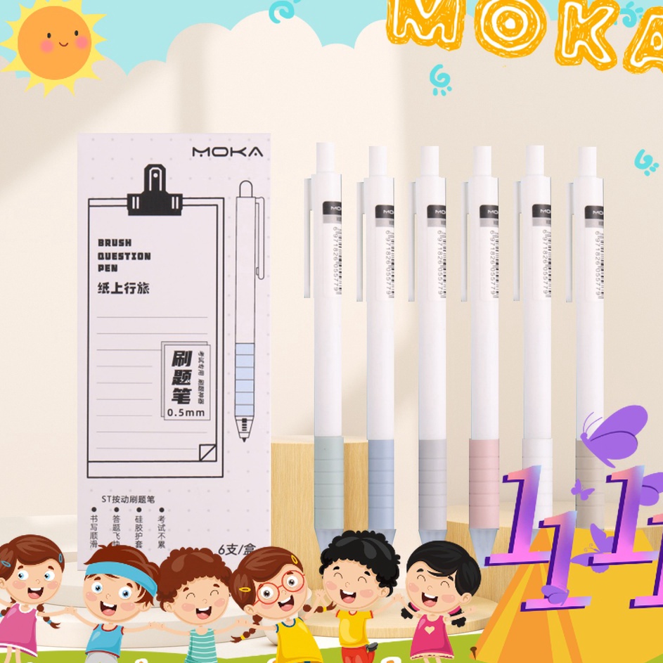 

Ready stock MOKA PULPEN GEL MEKANIK POLOS ISI 6PCS DAN 5PCS / PULPEN GEL MEKANIK MKP09 Terkini