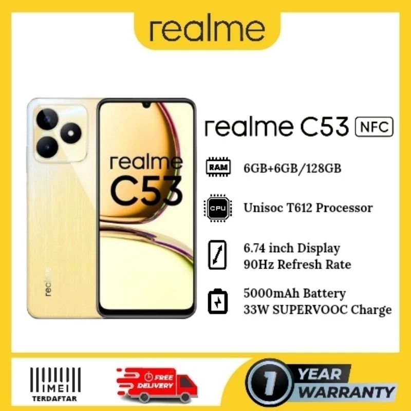 Realme C53 Ram 6Gb Rom 128Gb