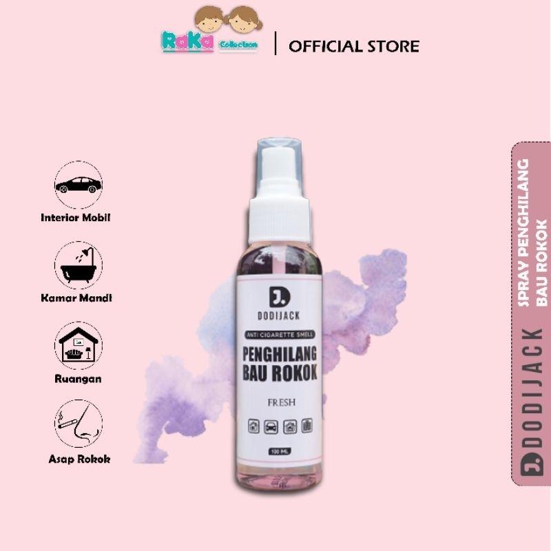 DodiJack FRESH Parfum Anti Bau Rokok / Parfum Penghilang Bau Rokok  Untuk Mobil / Ruangan