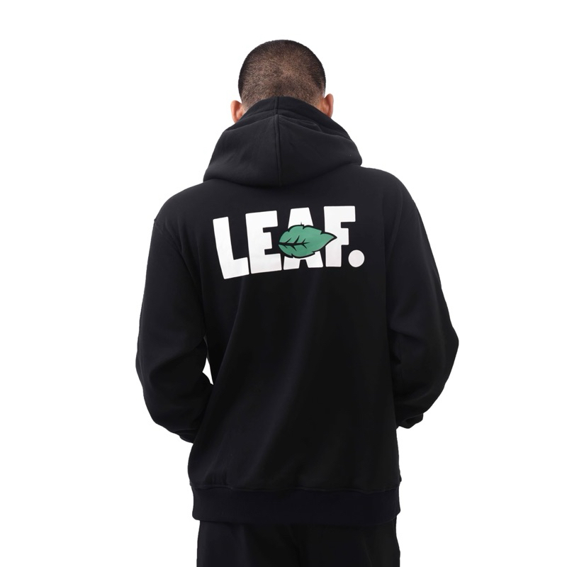 Leaf OG Logo Classic Black Hoodie