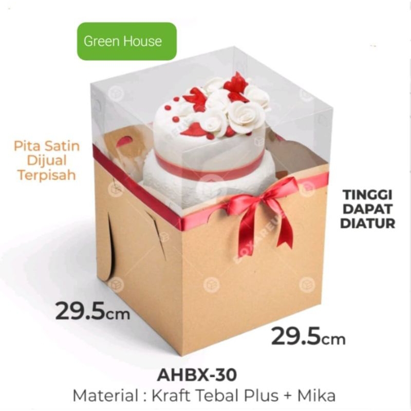 

BOX AHBX Box Cake Mika Dus Kue Atur Tinggi Kemasan Cake Packaging