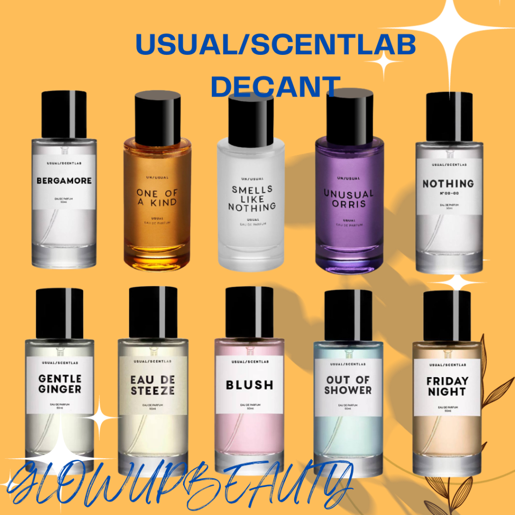 DECANT Usual Scentlab Bergamore Blush Unusual Orris Smells Like Nothing One Of A Kind  Jasmine Bouqu