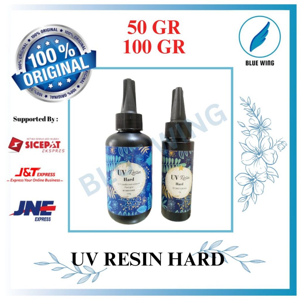 

UV Resin Hard/Resin UV Bening/DIY Resin Clear/Resin Ultraviolet/UV Resin Untuk Craft DIY - /50/100g