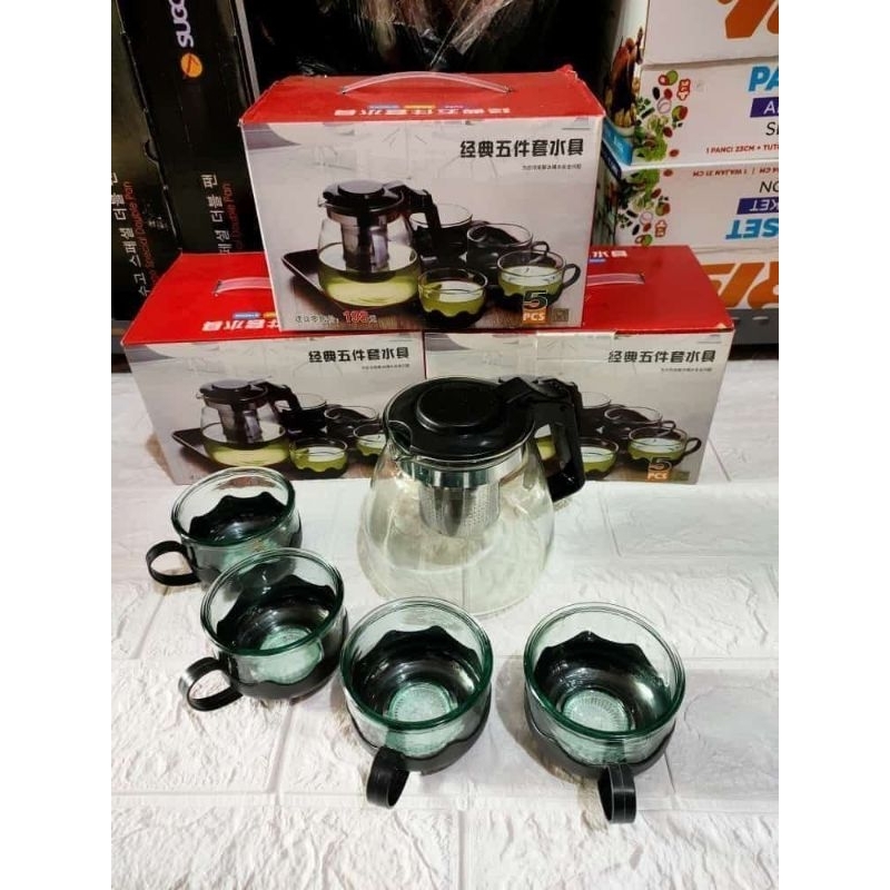 Teapot Hitam Saringan