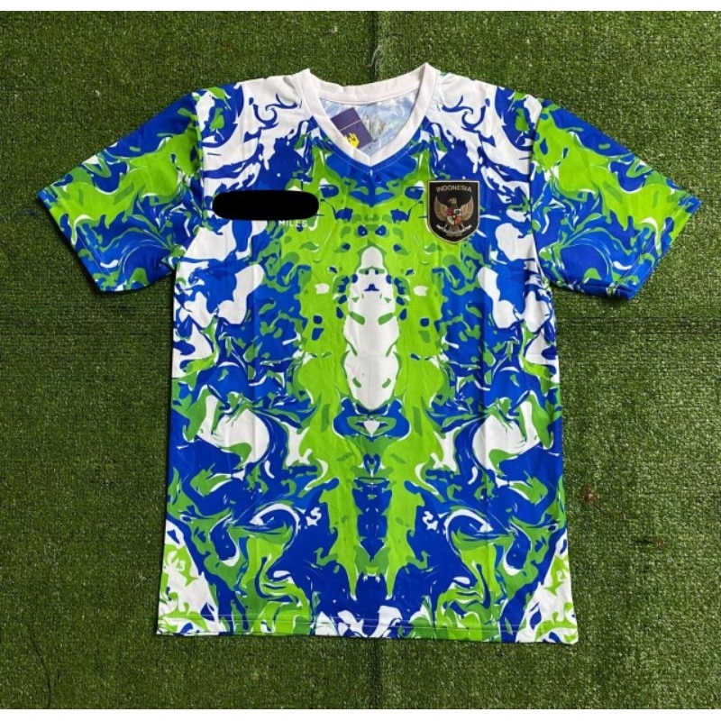 JERSEY BOLA TIMNAS INDONESIA INDO TRAINING HIJAU GRADE ORI IMPORT 2022 2023