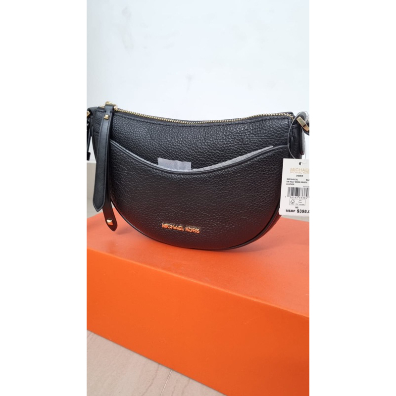 Tas MK Michael Kors Dover Small Half Moon Original