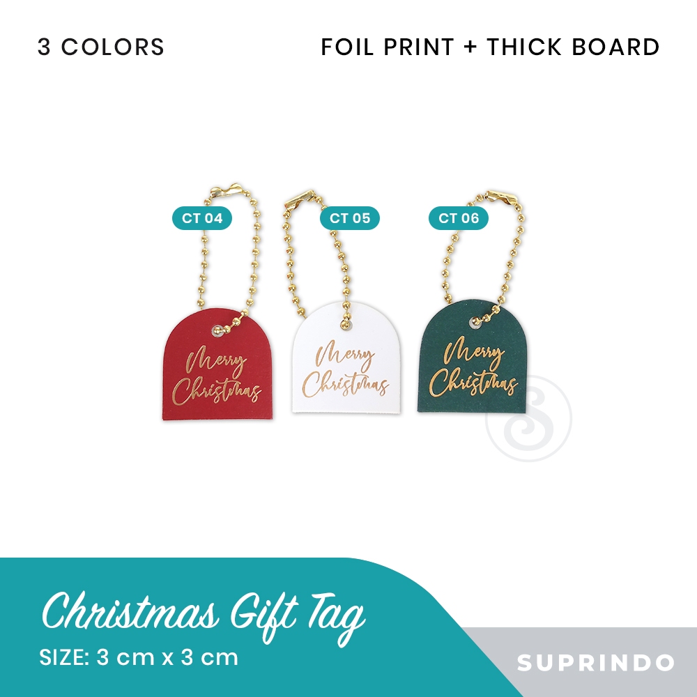 

(5 pcs) Premium Tag Christmas / Natal Oval (CT 04 - CT 06)