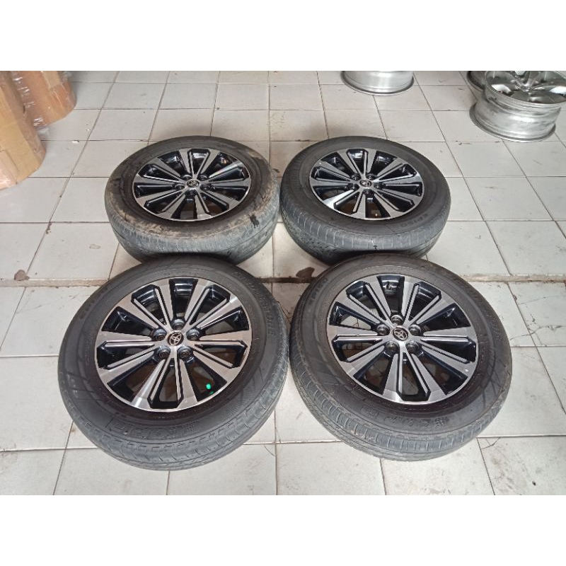 Velg Oem mobil New Avanza ring 16+ban 205 65 16 lebar 6 pcd 5x100
