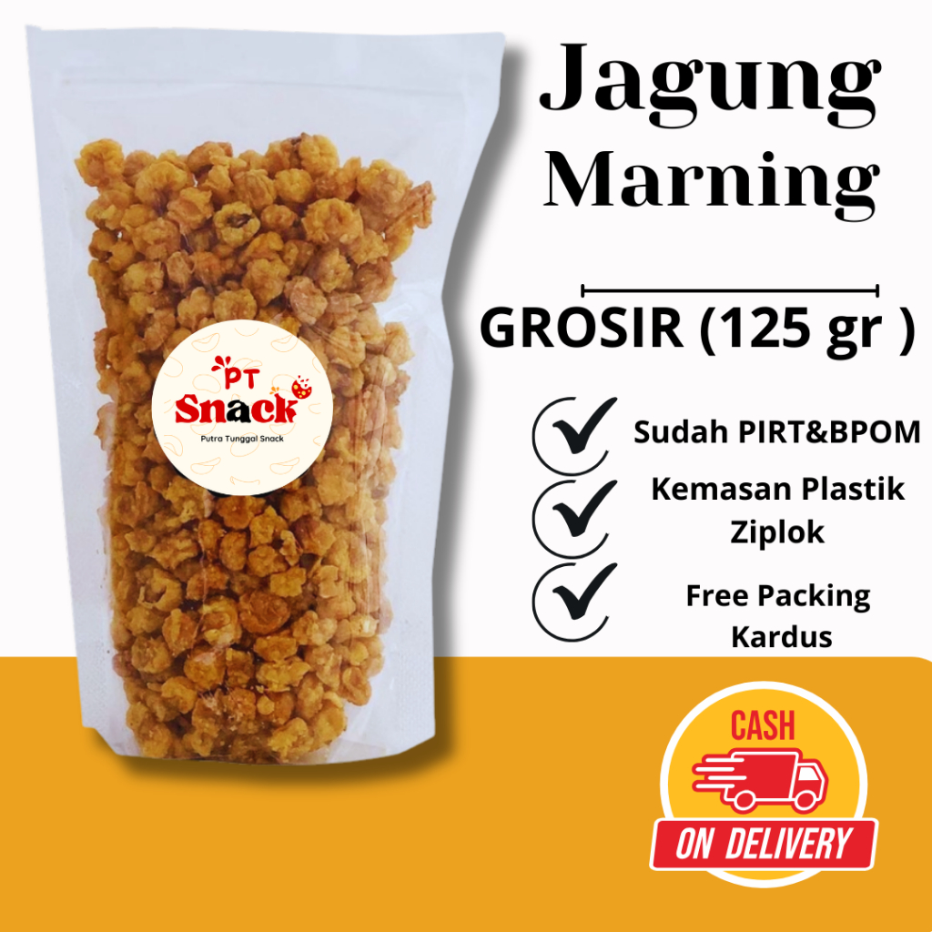 

JAGUNG MARNING 250gr PEDAS MANIS JAGUNG GEPREK GEPENG