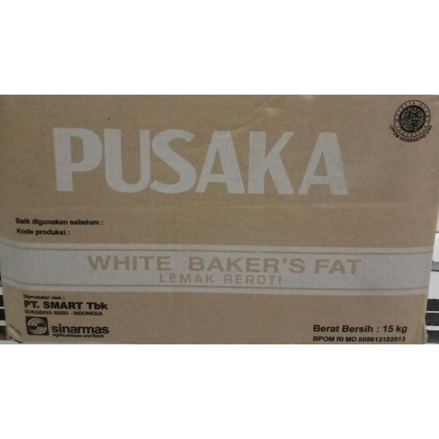 

REPACK MENTEGA PUTIH PUSAKA KEMASAN 1 KG / MARGARINE PUTIH
