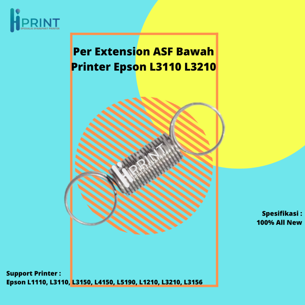 Per Extension Spring Pengait ASF Roller Bawah Printer Epson L3110 L1110 L3210 New