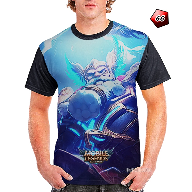 Kaos Mobile Legend Hero Franco Epic Valhalla Ruler Kode ML66 Printing