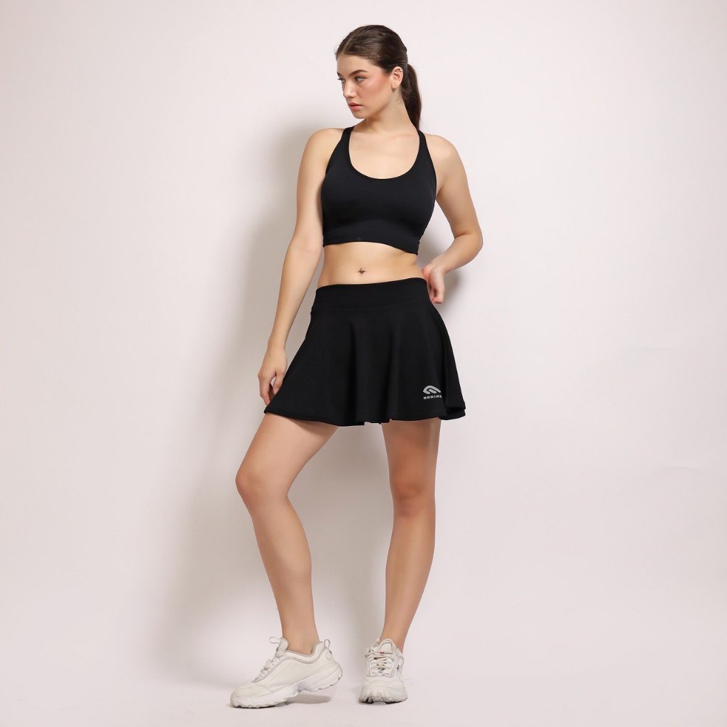 MANIAK Rok Mini   Short Skirt Flare Casual High Waist Olahraga Tennis  Gym Voly Golf Senam Dancer Zumba Aerobik Bulutangkis Renang Sepeda Lari Poundfit