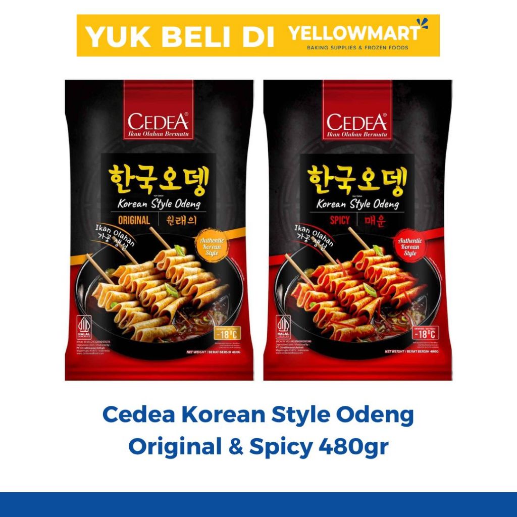 

Cedea Korean Odeng Spicy dan Original - 480gr