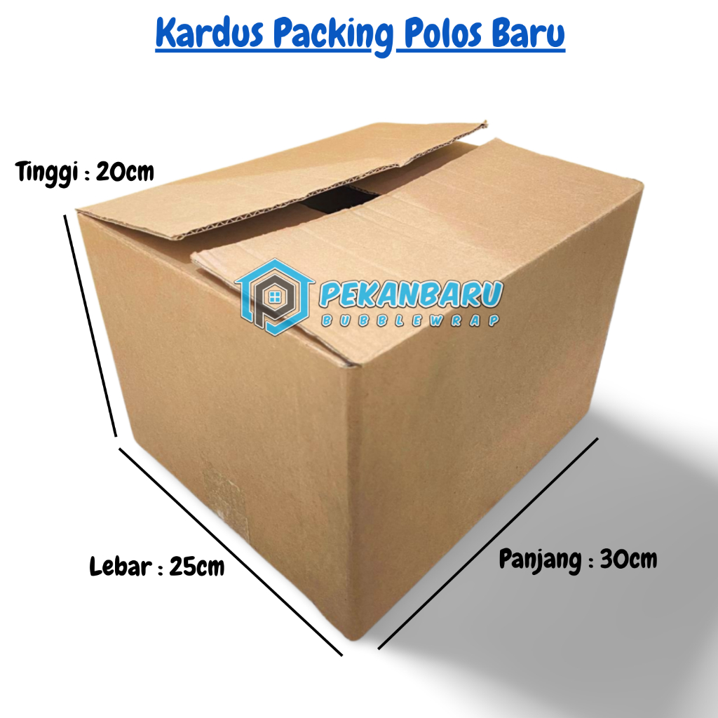 

Kardus Packing Baru Polos / Box / Kotak Ukuran 30x25x20cm | KHUSUS VIA GOJEK/GRAB DI PEKANBARU