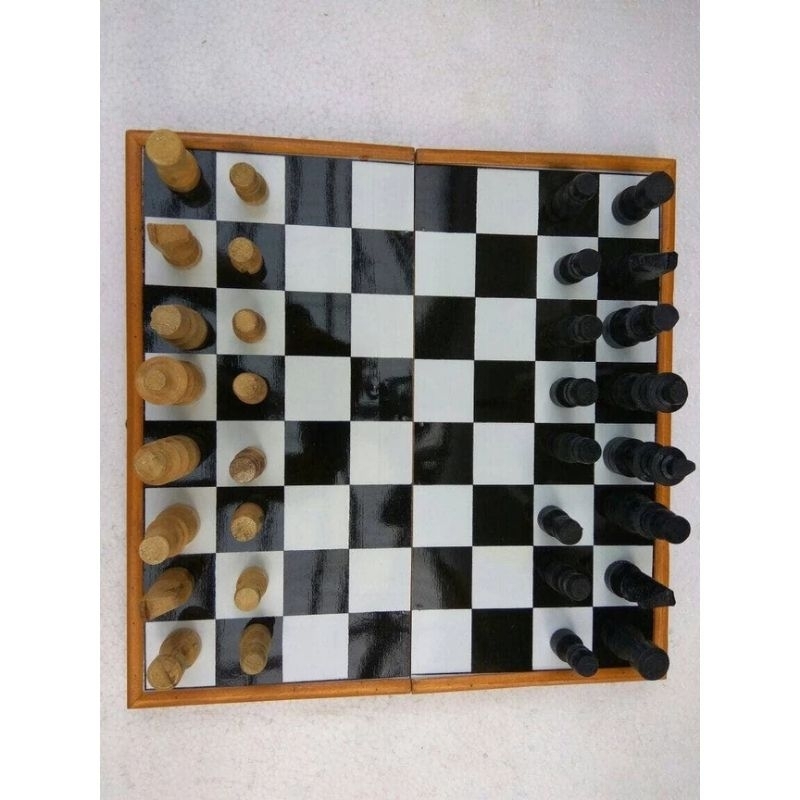 Papan Catur Kayu XL Size 50cm - Catur Kayu Besar