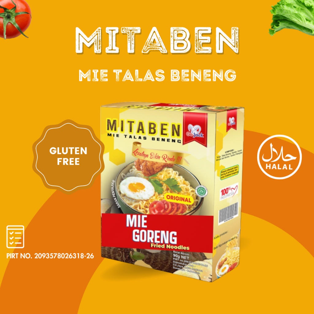 

Mie Talas Gluten Free Mie Instan Mie Goreng Mitaben Go Jack