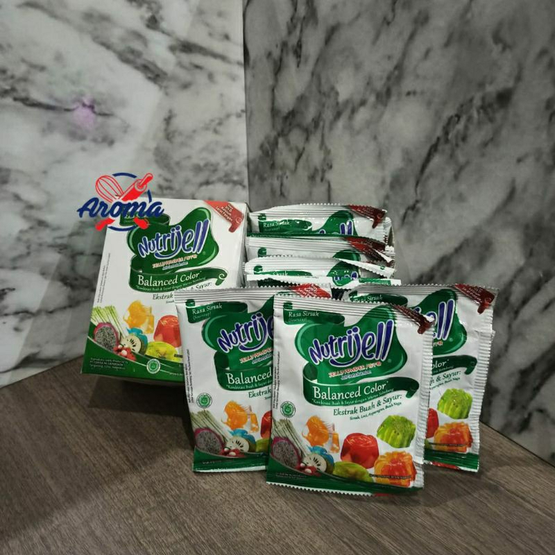 

Nutrijell Besar Balanced Colour Sirsak Box | Nutrijell Jeli Besar Sirsak 12 x 15 gr