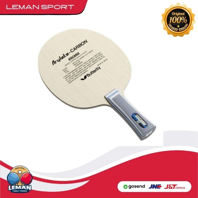 Kayu Bet Butterfly Viscaria ALC Handle FL & ST / Kayu Bet Pingpong Tenis Meja