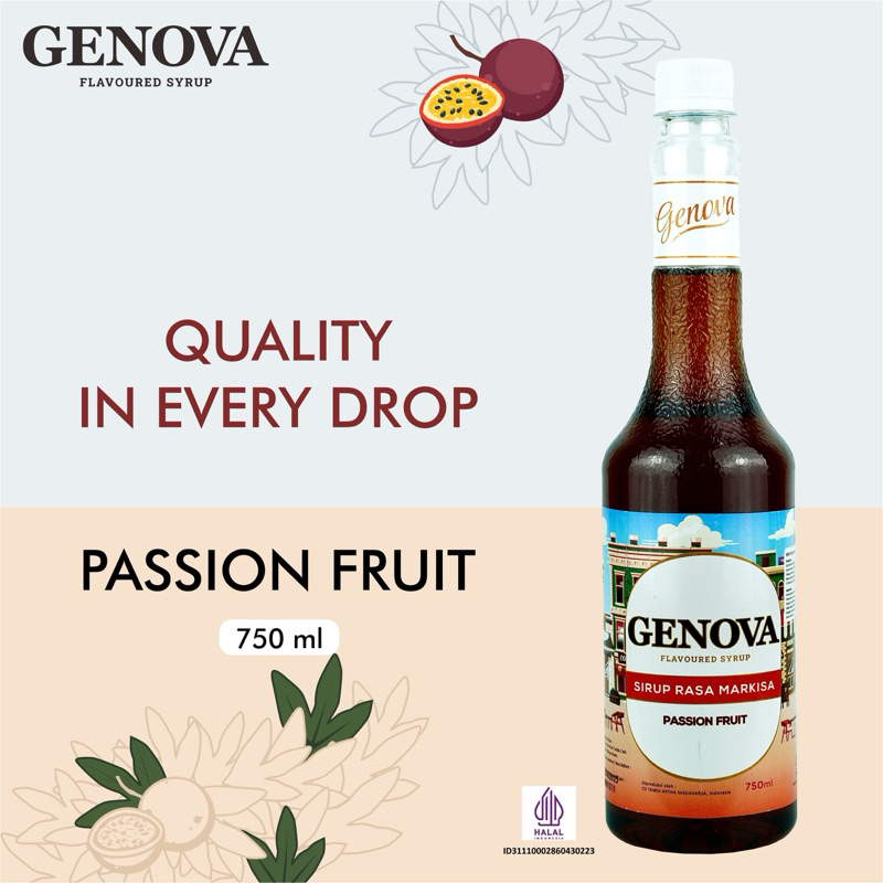 

Genova Passion Fruit Syrup 750ml