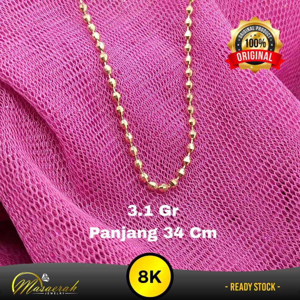 Kalung Anak Emas 8K Kadar 375 Discoball 3.1 Gram