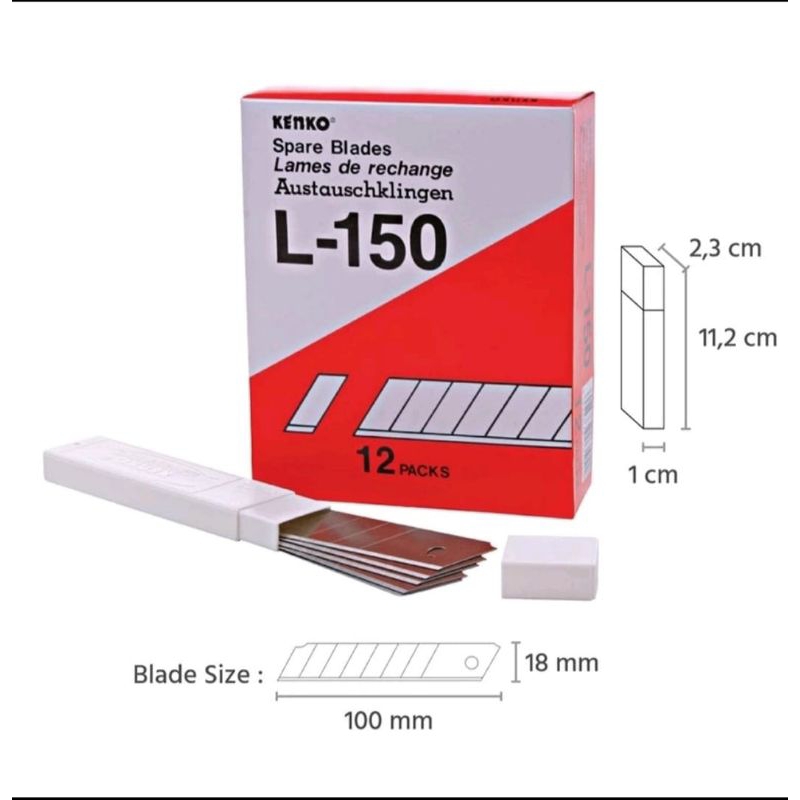 

Refill Isi Besar Cutter Kenko L-150