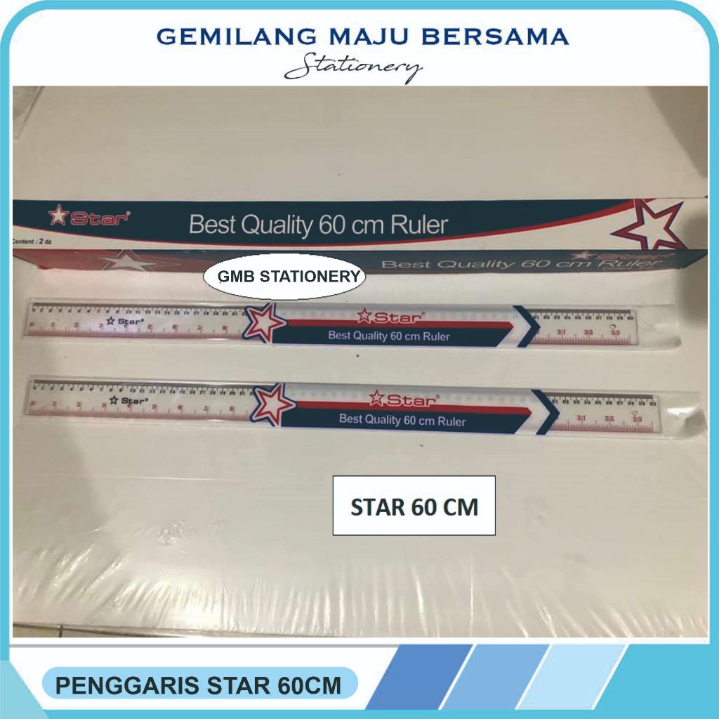 

Penggaris Star 60 CM