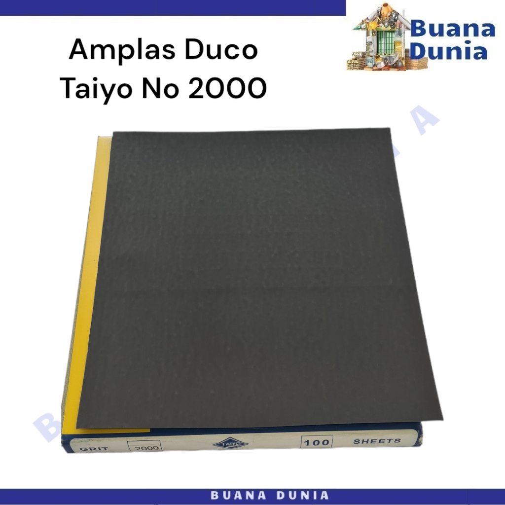Amplas Duco Taiyo No 2000 | Amplas Kertas | Amplas Lembaran Grit 2000