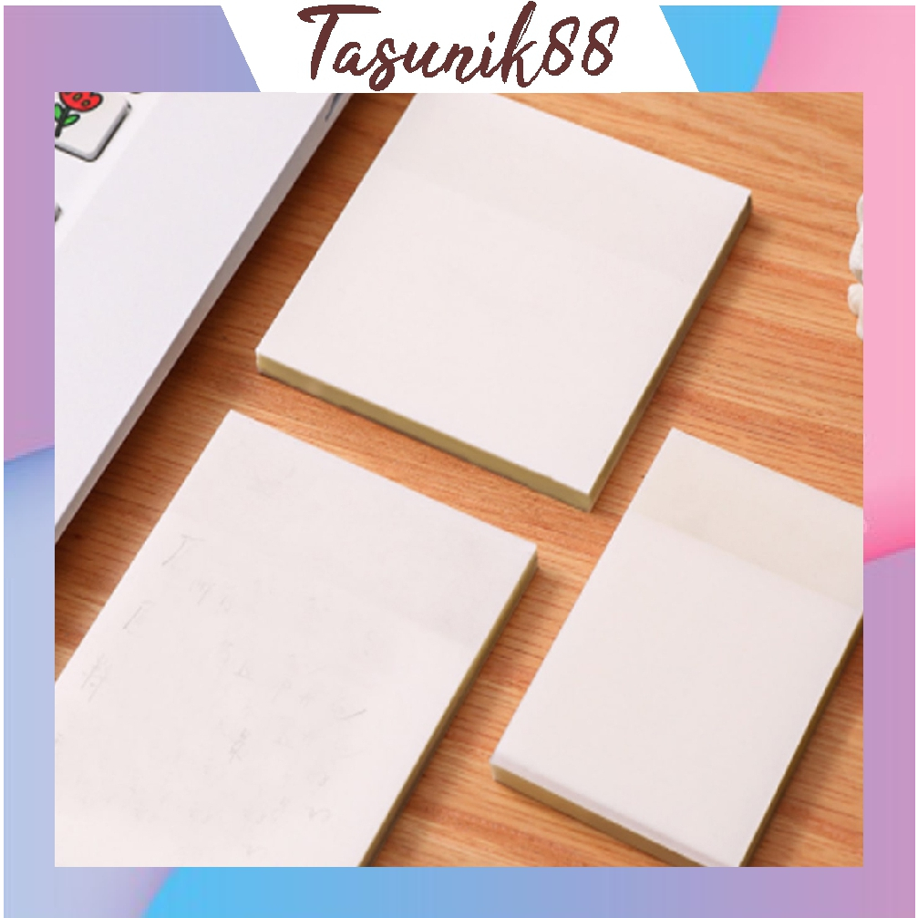 

⭐TasUnik88⭐ Set Kertas Notes Transparan 50 Lembar Label Stickers PET Tahan air dan halus Kertas Memo Kertas Tempel Anti Air Untuk Sekolah S086