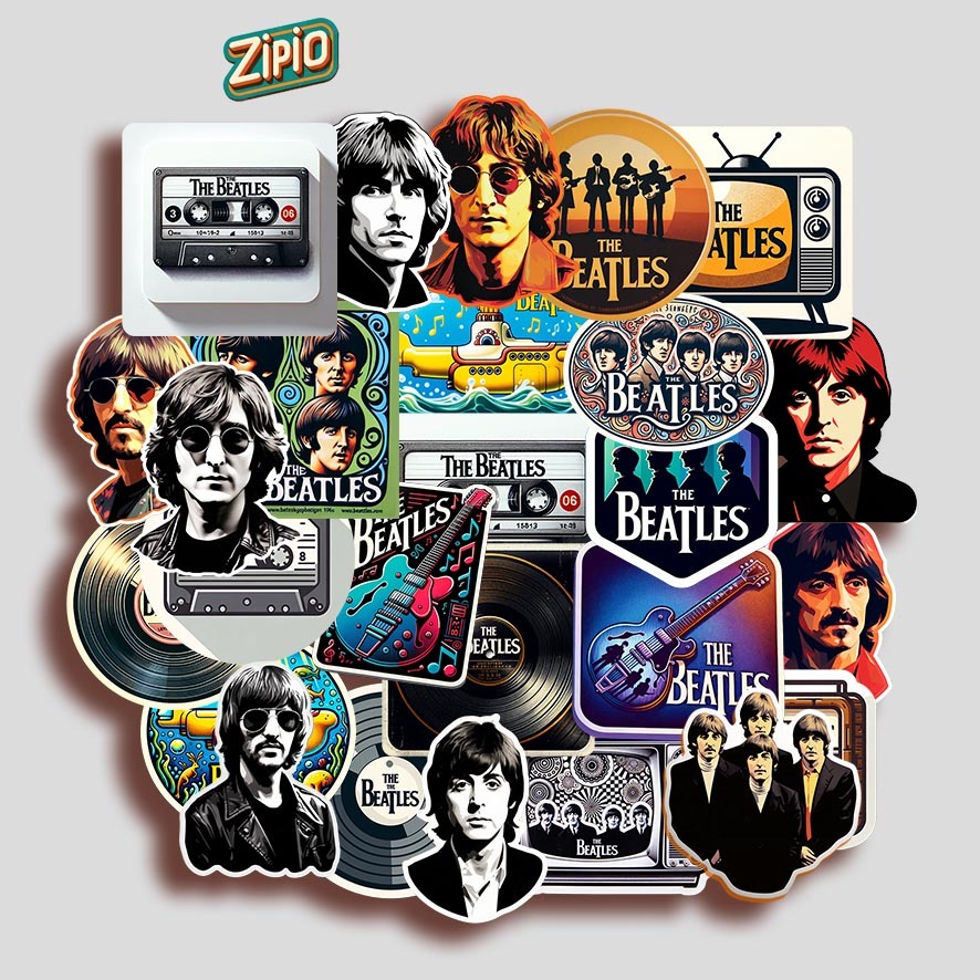 

Stiker Aesthetic The Beatles | 26 pcs