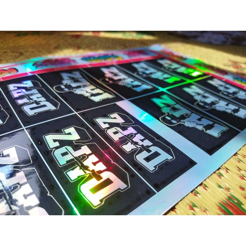 

Stiker custom hologram a4