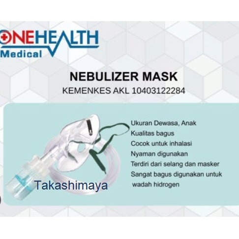Masker Nebulizer OneHealth