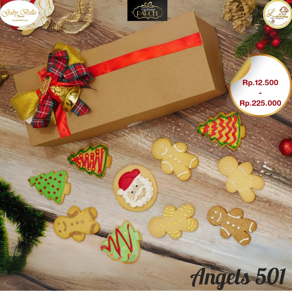 

Angels 501 Cookies Karakter Natal Kado Natal Bingkisan Tahun Baru Putri Genit Hadiah Natal Cookies Anak Karakter Natal Cemilan Coklat