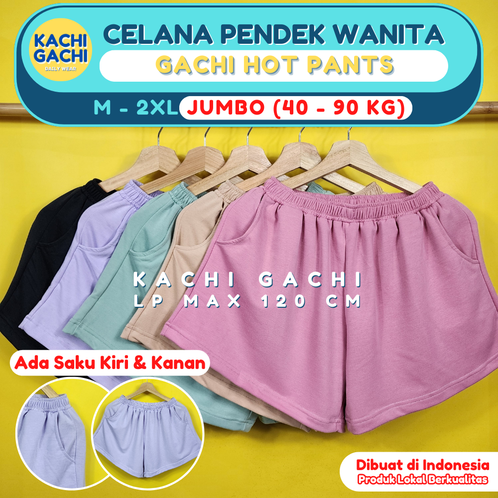 Hot Pants Wanita Jumbo / Celana Santai Wanita / Celana Kolor Wanita / Short Pants Wanita Big Size - 