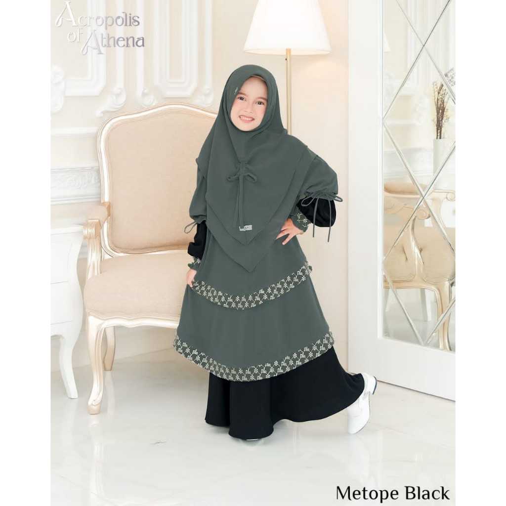 Acropolis dress kids by aden hijab / aden / dress anak / gamis anak