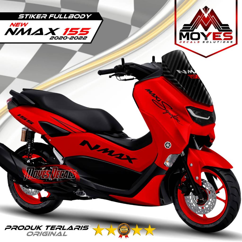 Decal Stiker Fullbody Nmax new - Stiker Nmax 155 new Motif polos
