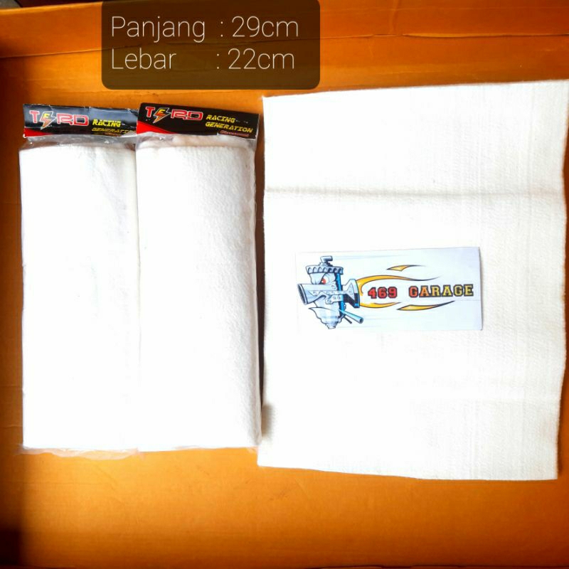 Glaswoll Gasbul Knalpot Racing Anti Bakar | Peredam Knalpot Racing Tahan Panas