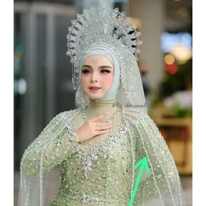 ✨Original✨ slayer pengantin/slayer jubah pengantin/slayer kebaya pengantin 