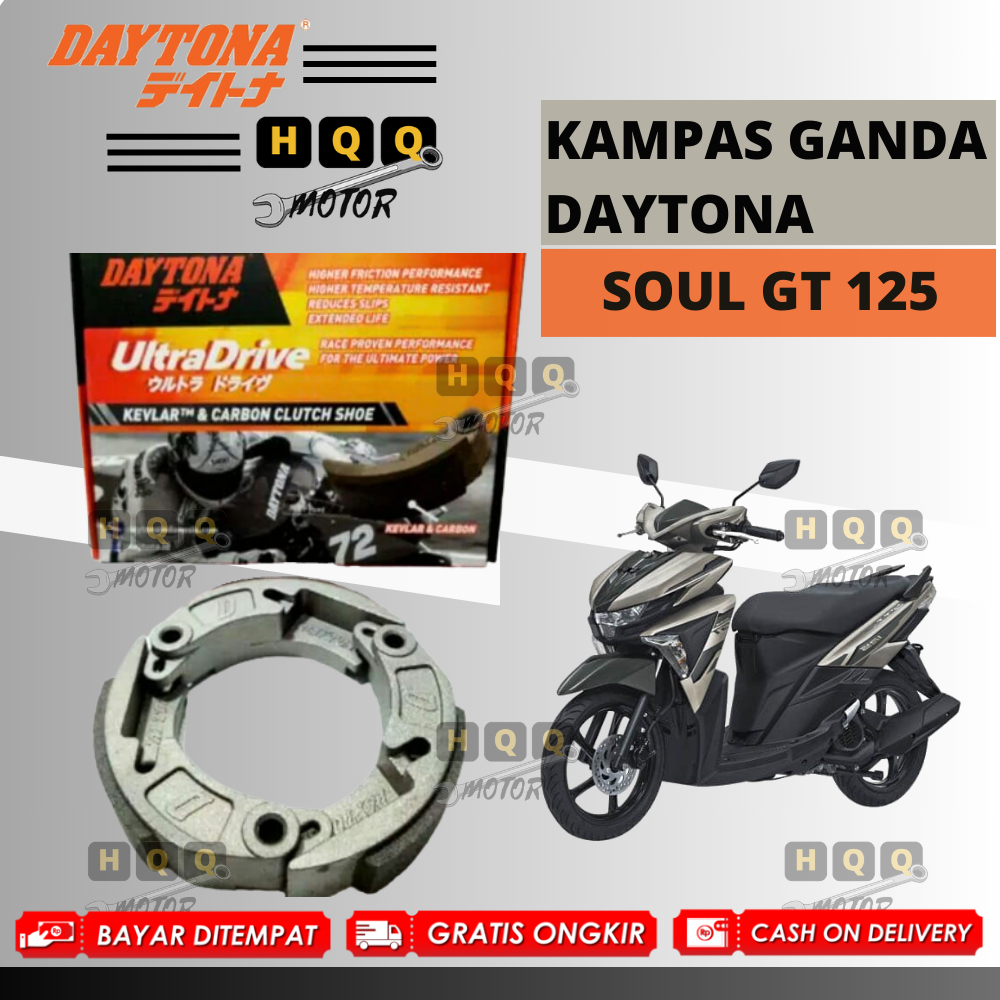 Kampas Ganda Daytona Soul GT 125 Original Racing 4634