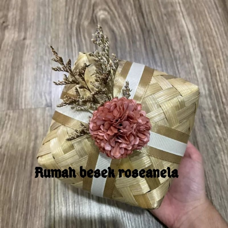 Besek bambu 10x10 50 pasang/ 100pcs