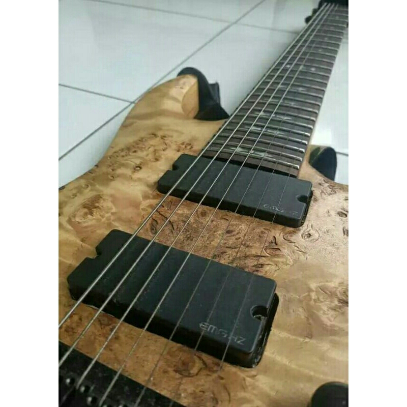 Schecter 7 String Charcoal Diamond Series