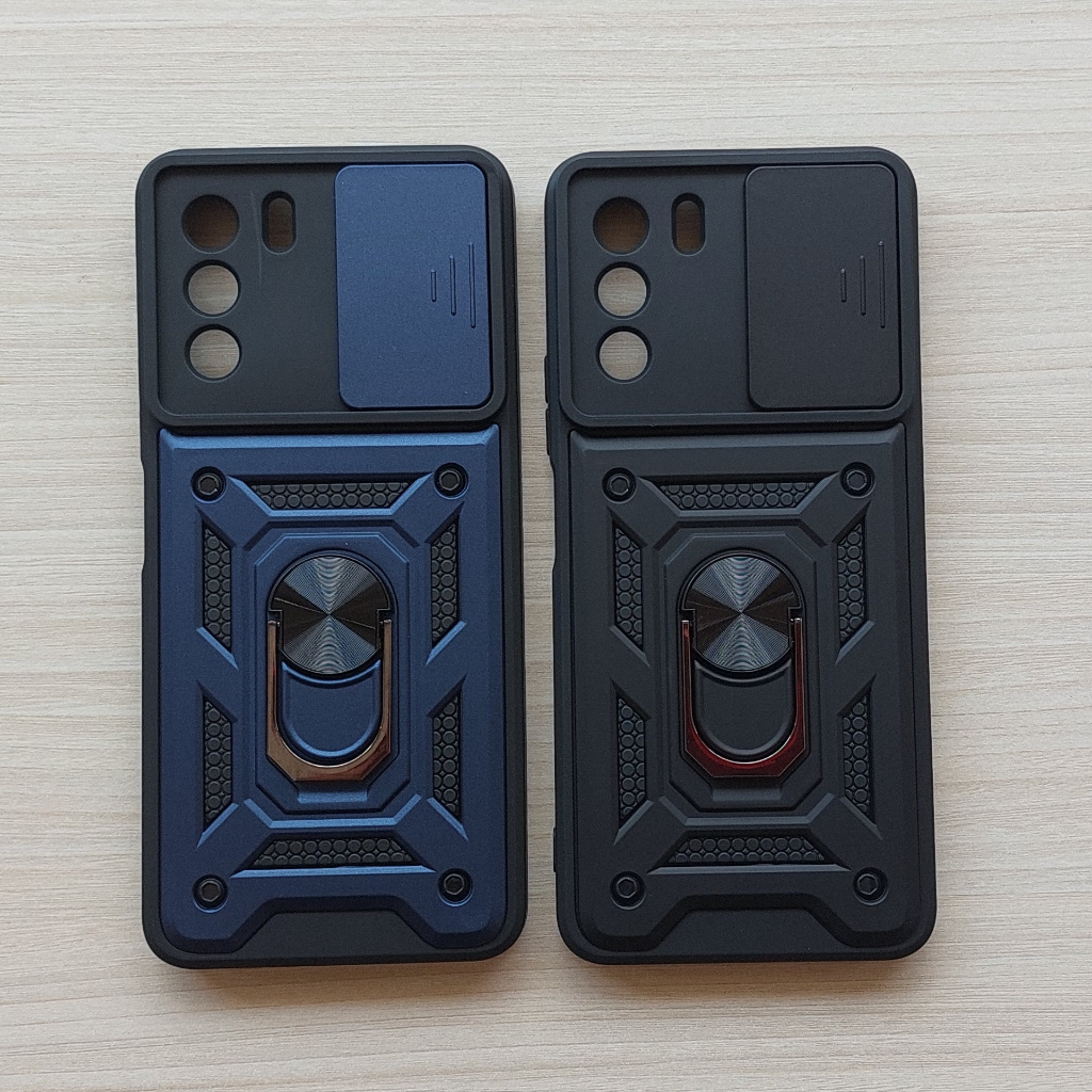 Armored Case Infinix Zero 5G 2023 / casing hard lens cover ring kickstand anticrack