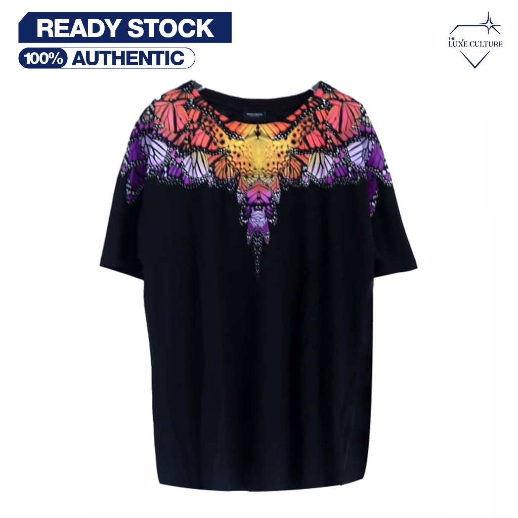 Marcelo Burlon Butterfly Black Women / Kaos Branded Original